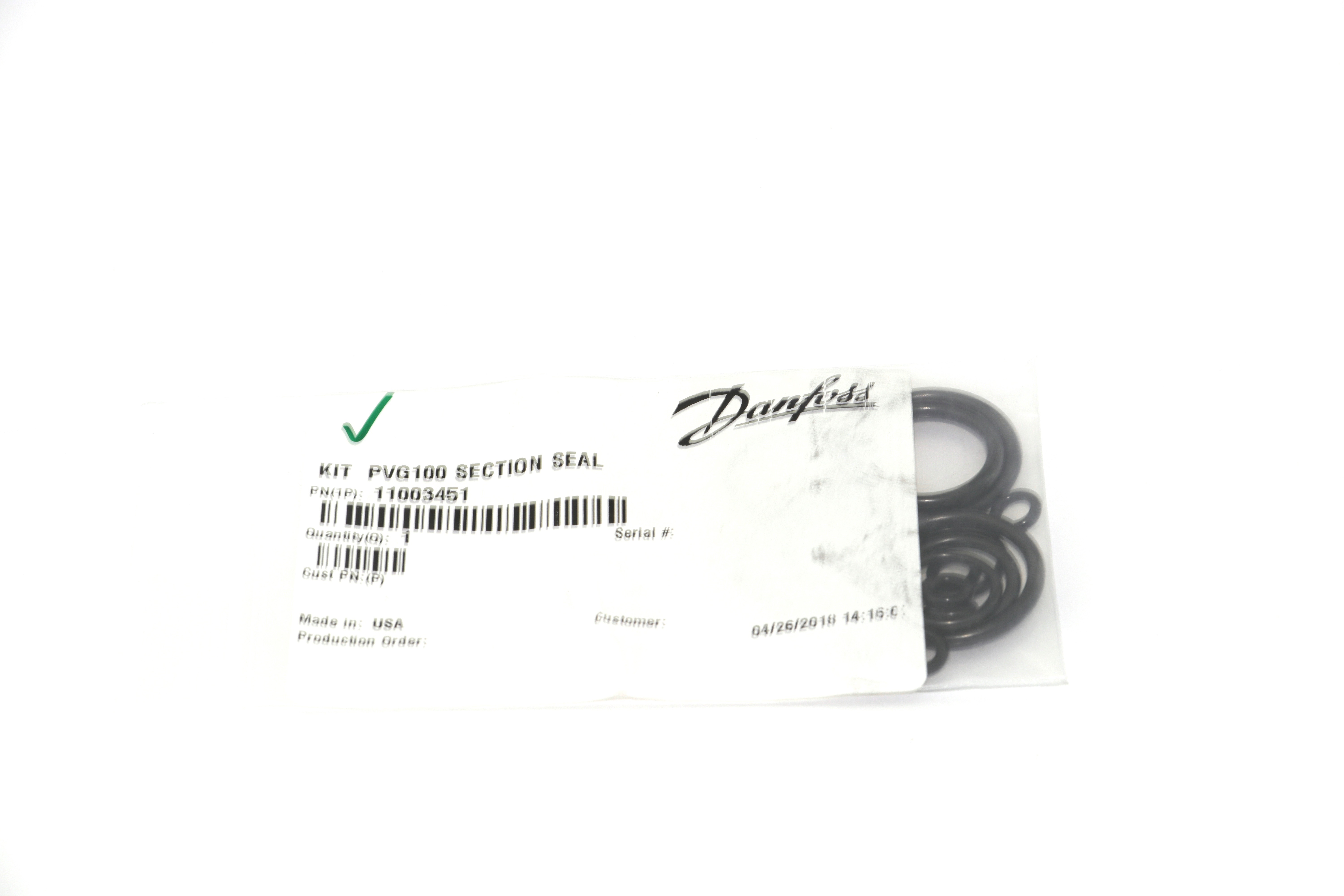Danfoss 11003451 PVG100 PVB Sektions-Dichtsatz